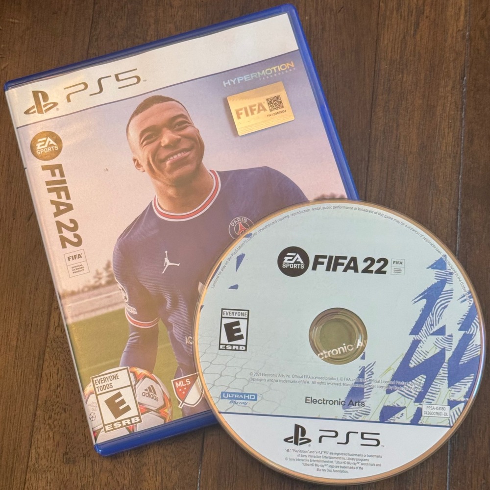 EA Sports FIFA 22 PlayStation 5 PS5 Physical Disc Soccer Game Kylian Mbappe